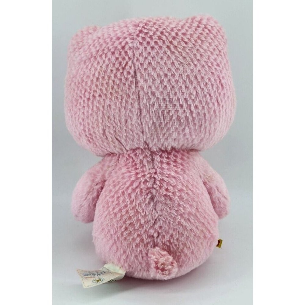 Build A Bear BAB Hello Kitty Sanrio Pink Waffle Plush Missing Bow 2011 Retired - Picture 5 of 12